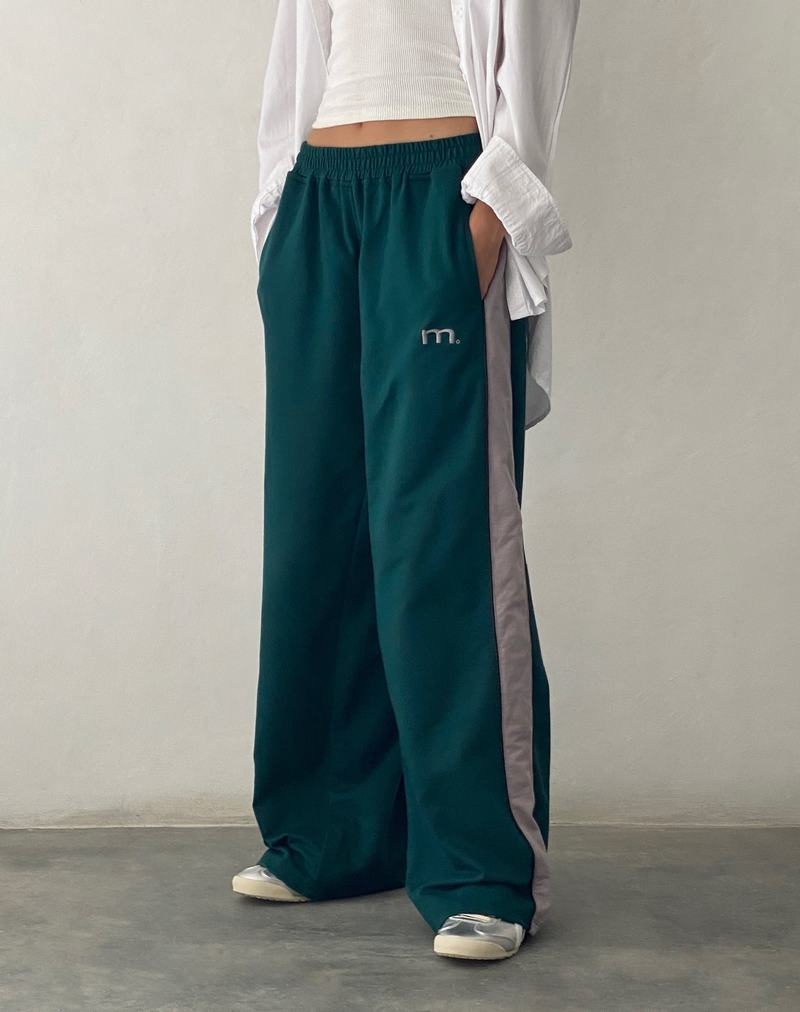 Motel Rocks Bedion Oversized Joggingbroek Dames Groen | RAX2720AL