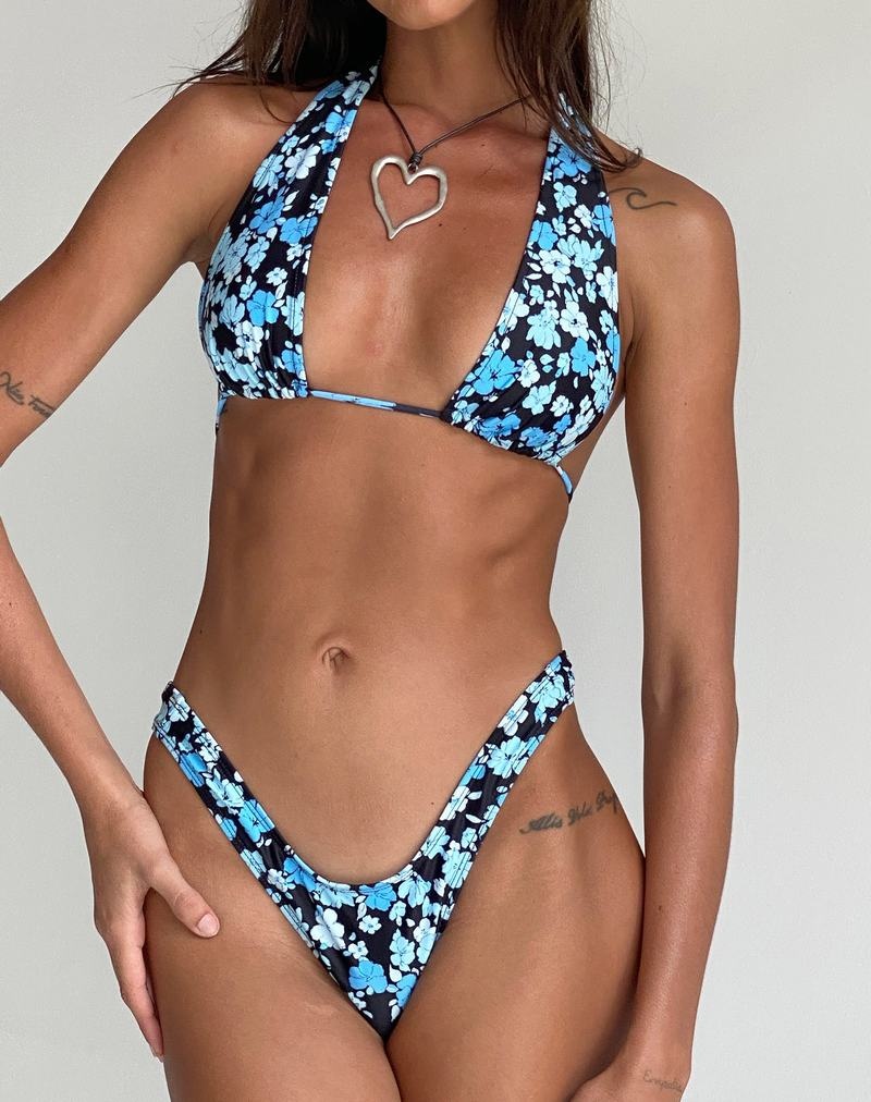 Motel Rocks Farida Bikinibroekjes Dames Blauw | ZSH5725BC