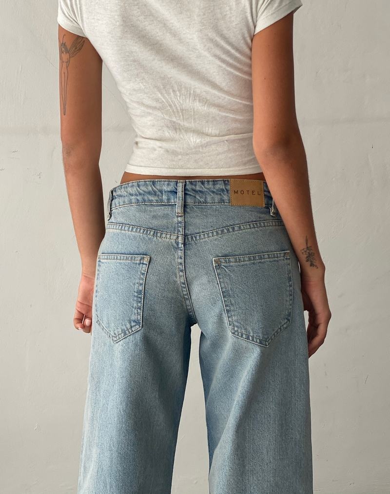 Motel Rocks Low Rise Parallel Jeans Dames Lichtblauw | UNR3360QW