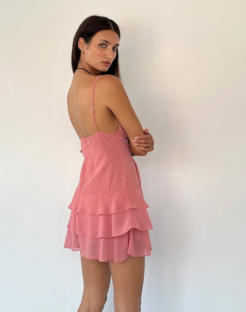 Motel Rocks Riasi Mini-jurk Dames Roze | DUF3448UJ